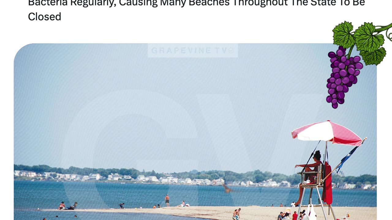 47 Massachusetts beaches hit dangerous fecal bacteria levels, causing widespread closures statewide