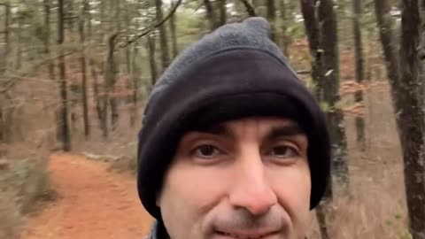 ME WALKING IN THE WOODS!