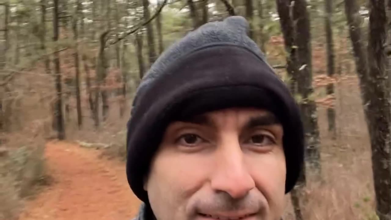 ME WALKING IN THE WOODS!
