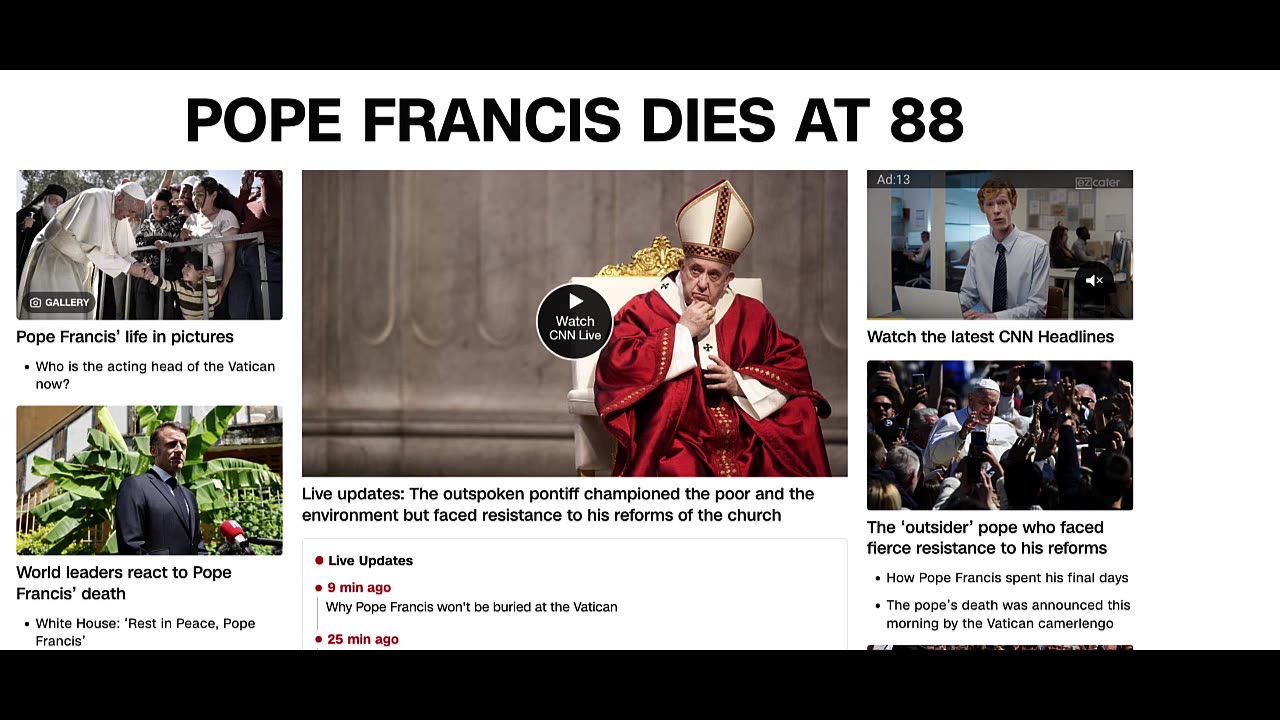 THE LAST POPE PROPHECY! POPE FRANCIS "DIES" ON EASTER SUNDAY SURROUNDED BY COINCIDENCE THEORIES!