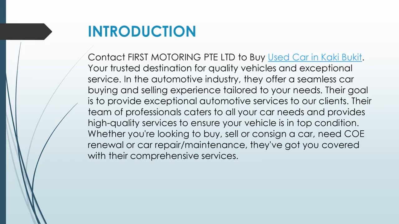 Buy Used Car in Kaki Bukit