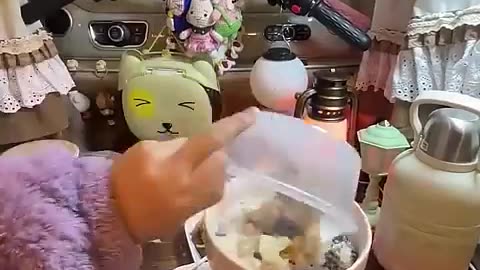 Love All Life Always #119 - Poor Chinese Girl Living In A Motorcycle - Cozy!
