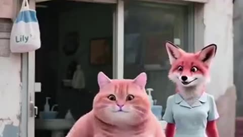 pink fanny cat