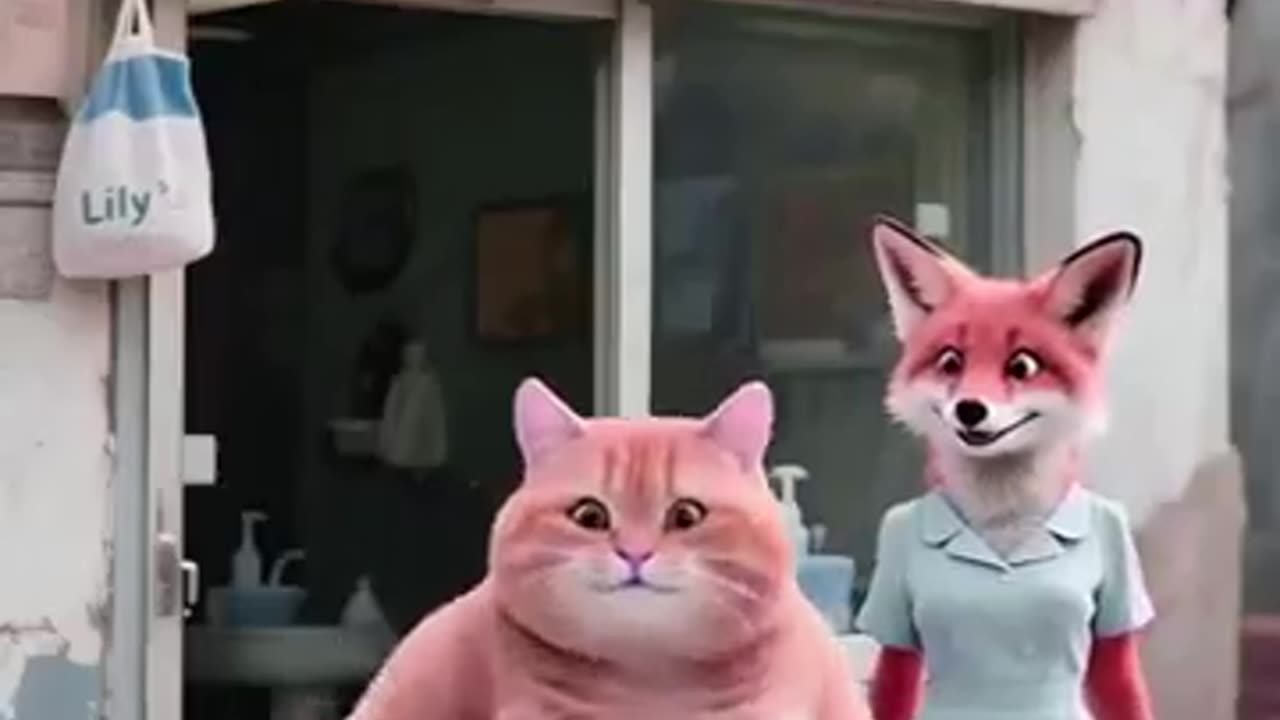 pink fanny cat