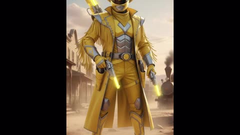 Wild West Power Rangers - Created by ai Gemini