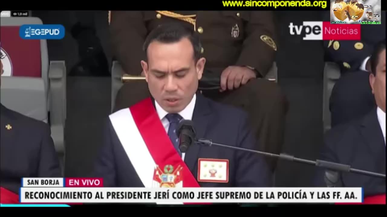 FFAA Y PNP RECONOCIERON A JOSÉ JERÍ COMO JEFE SUPREMO
