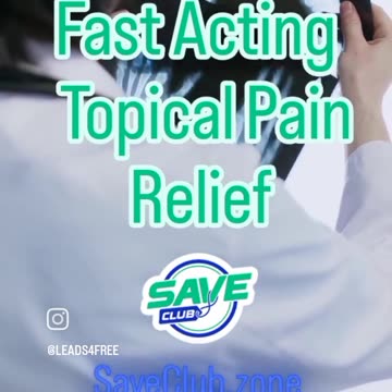 fast acting topical pain relief that really works