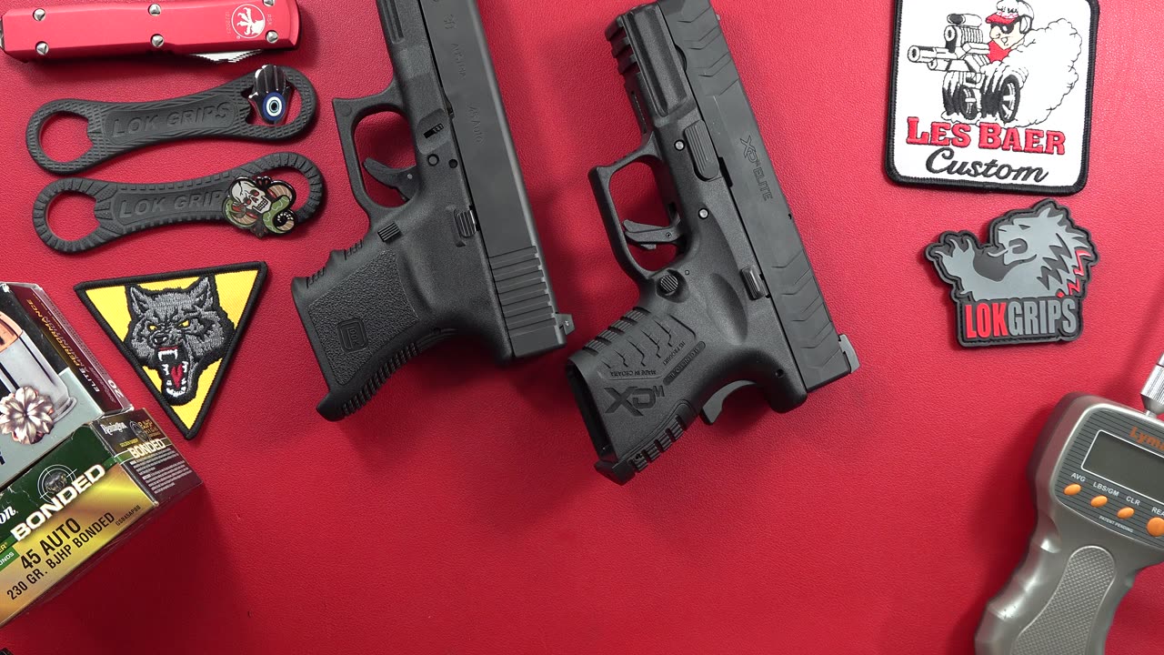 Springfield Armory XDm Compact 45 vs Glock 30 45 AUTO