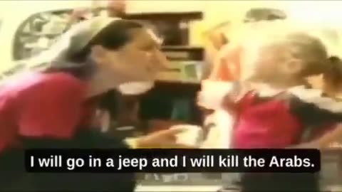 “ An Israeli (Jew) mother asks her child what she wants to be when she grows up.”