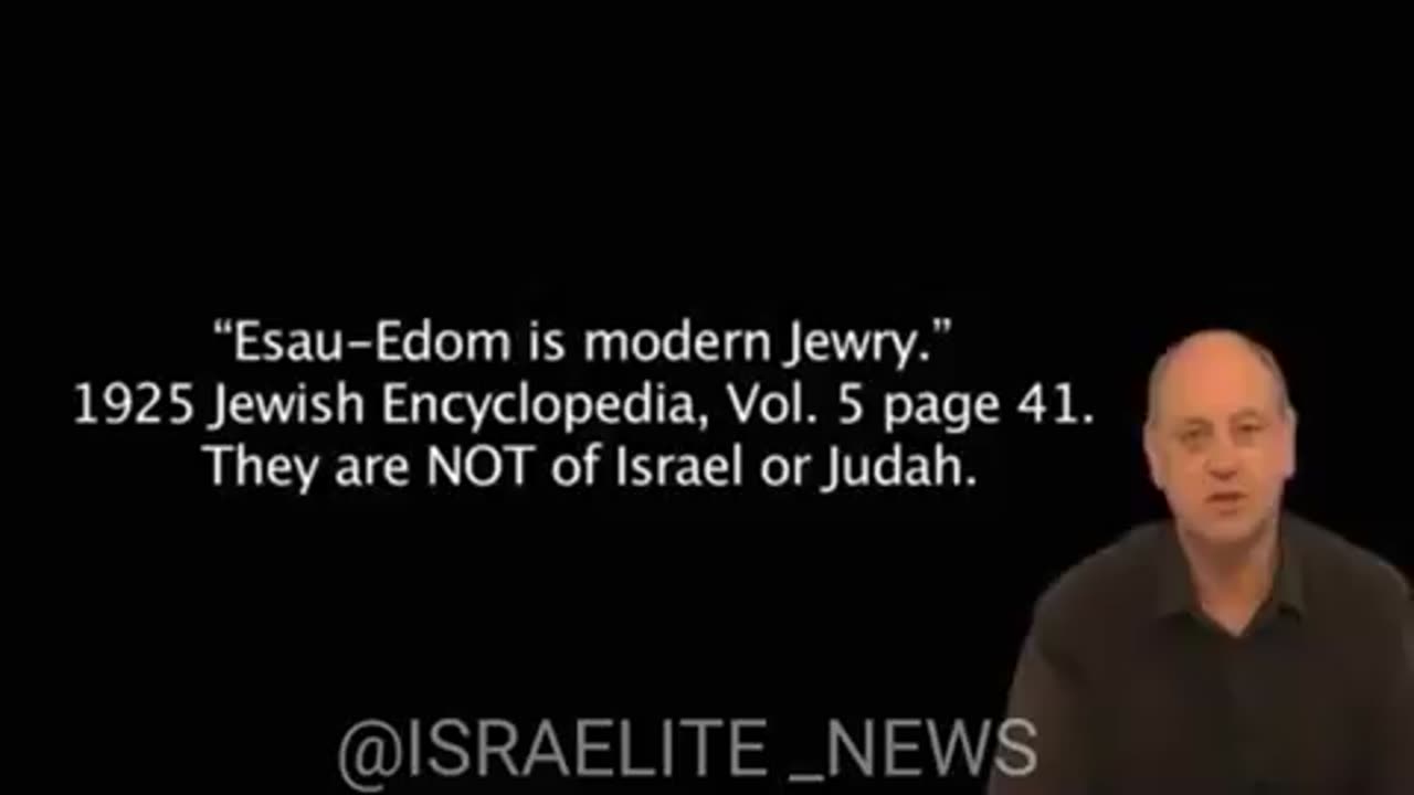 Modern day "jews" are edomites, not israelites