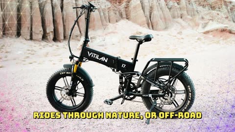 Vitilan I7 Pro 3.0 Electric Bike 1200W Motor 48V 20Ah Battery 20*4 inch Fat Tire Electric Bike
