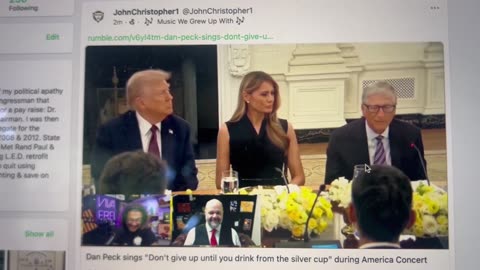 Bill Gates giving full confession at White House dinner