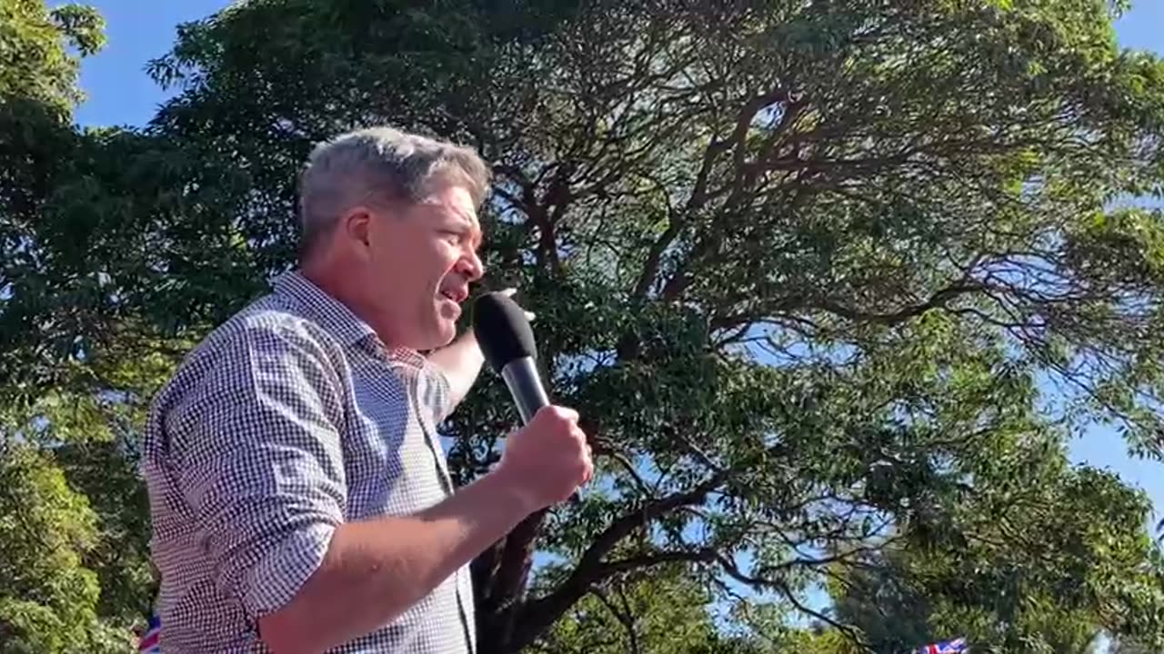 March for Australia speech from ex-Australian-Soldier and now Lawyer Matthew Hopkins