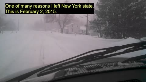 Deep Freeze and One of Many Reasons I Left New York State