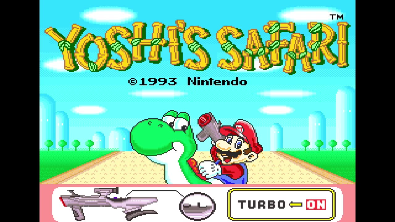 Yoshi's Safari SNES on MiSTer FPGA