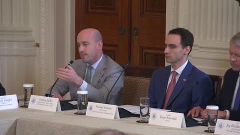 STEPHEN MILLER GOES OFF AT MAHA MEETING: