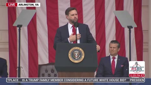 RSBN Vice President JD Vance Delivers Remarks at Memorial Day Ceremony - 5-26-25