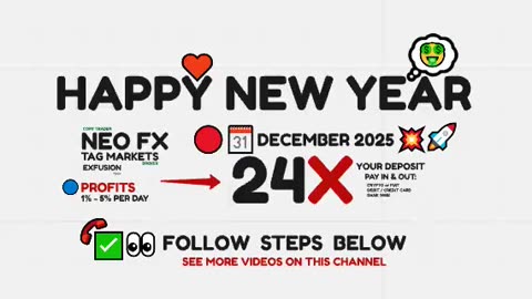 NEO FX - TAG MARKETS - EXFUSION - GELUKKIG NIEUW JAAR - SPECIALE 24X ACTIE - TOP TEAM ROB BUSER