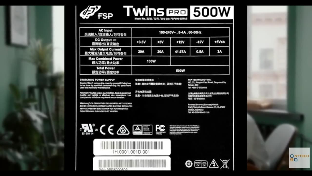 FSP Twins Pro ATX PS2 1+1 Dual Module 500W Efficiency Greater Than 90% Hot-swapp