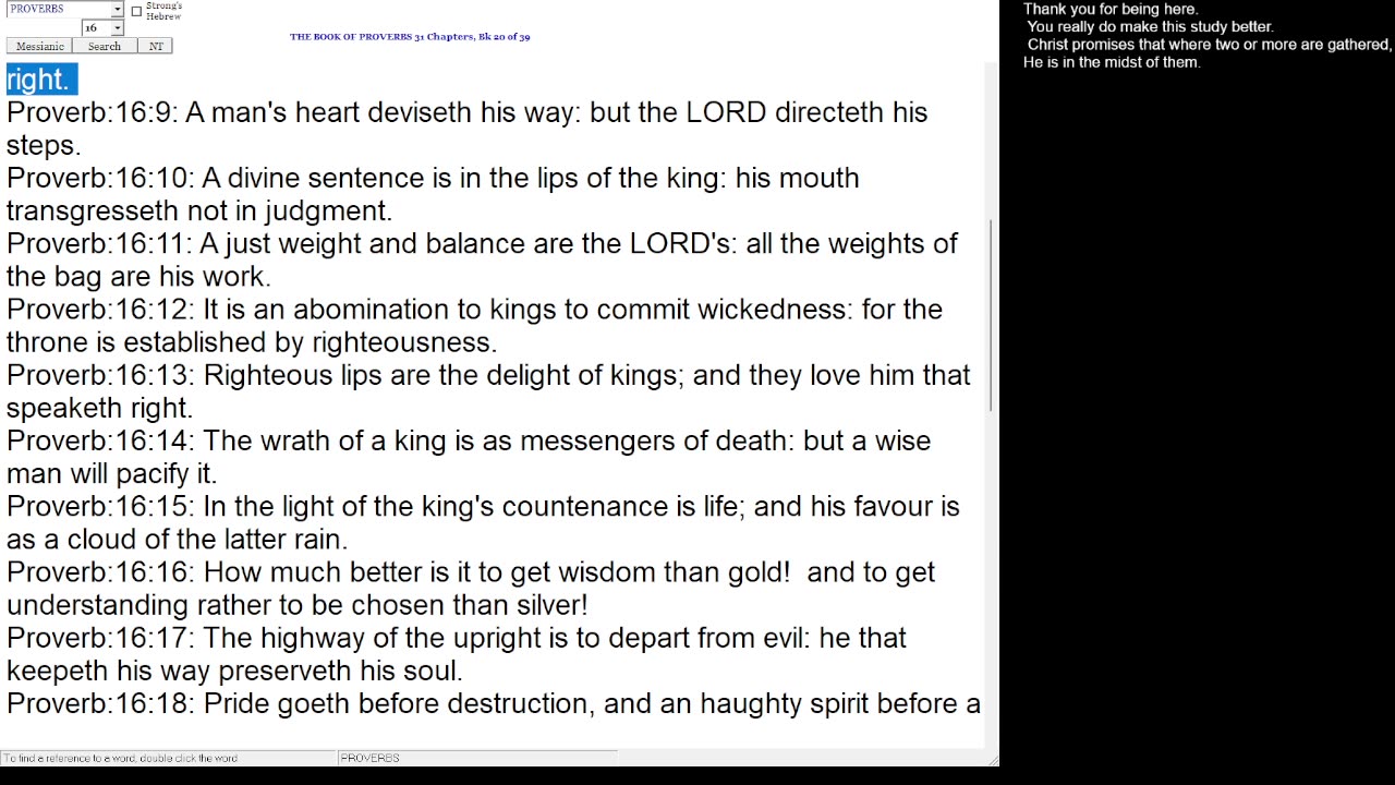 Proverbs 16