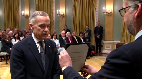 Mark Carney sworn in as Canada's PM, says he can work with Trump