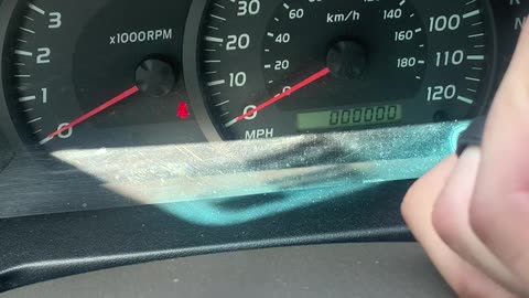 2006 Toyota Tundra - Maintenance Reset