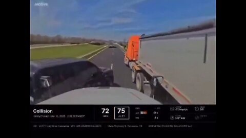 Who’s to blame for this accident - the truck or the semi 🧐