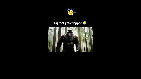 Bigfoot gets trapped