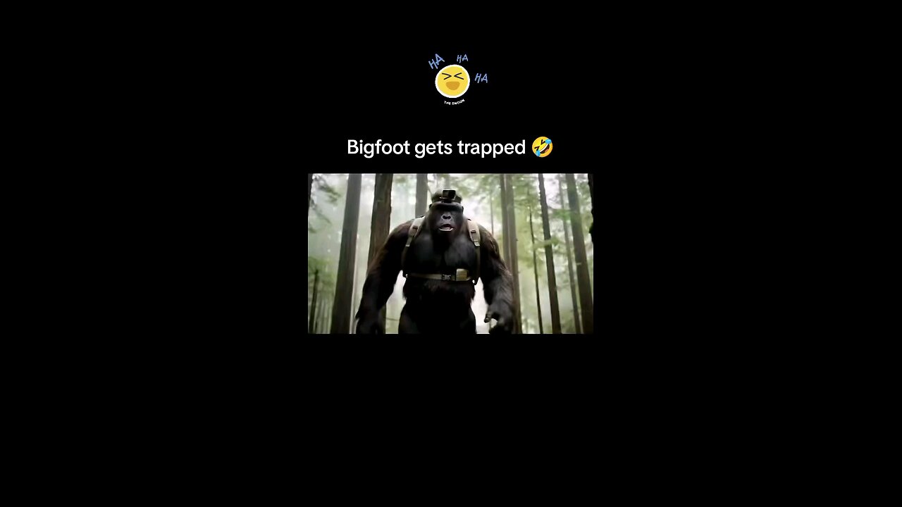 Bigfoot gets trapped