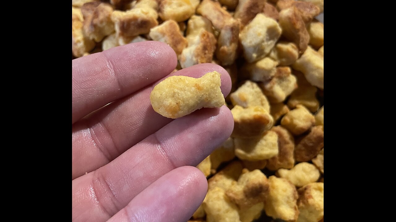 Homemade Cheese Goldfish Crackers