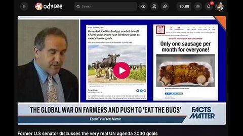 Former U.S Senator Discusses The Very Real UN Agenda 2030 Goals