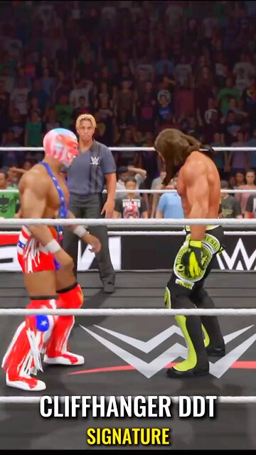WWE 2K25 Chad Gable / El Grande Americano (Creation) Signature and Finisher Moves (Gameplay)
