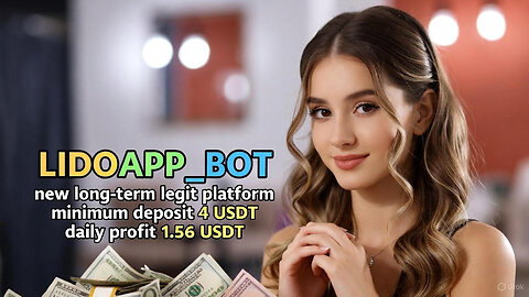 LIDO-FINANCE new Long term legit platform daily profit 1.56 usdt 💯 Long term project