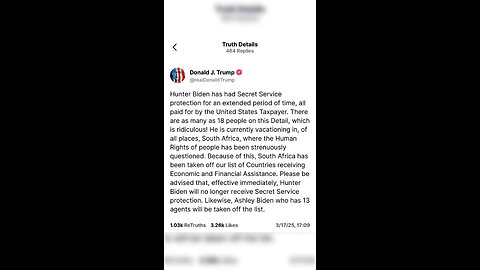 Trump Cuts Secret Service for Biden’s Kids—Here’s Why! 