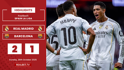 Video Highlight - Real Madrid vs Barcelona 2:1