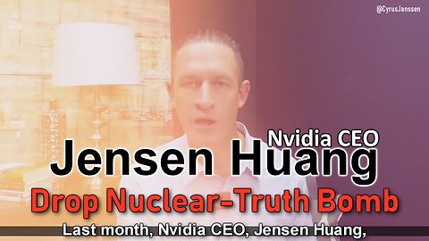 Nvidia CEO, Jensen Huang, Drop Nuclear-Truth Bomb! 😳