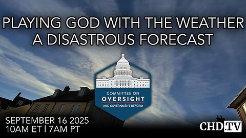 Playing God with the Weather – A Disastrous Forecast
