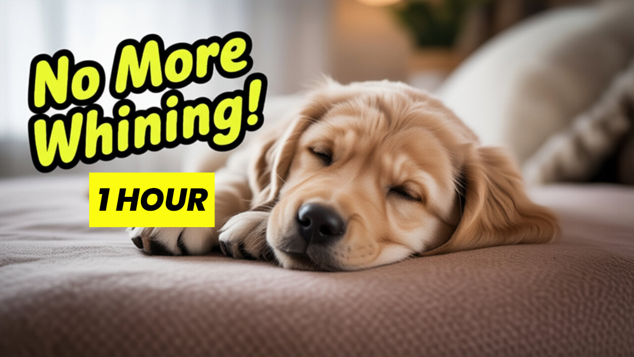 1 Hour of Calming Piano Music for Dog Anxiety and Sleep