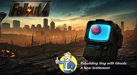 Fallout 4 Ep35 Rebuilding Slog with Ghouls: A New Settlement #fallout4settlementbuilds #fallout4play