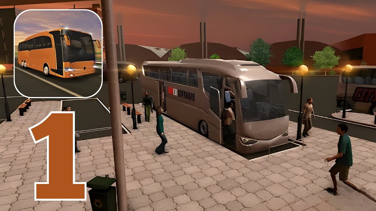 Coach Bus Simulator - Gameplay Walkthrough | Part 1 (Android)