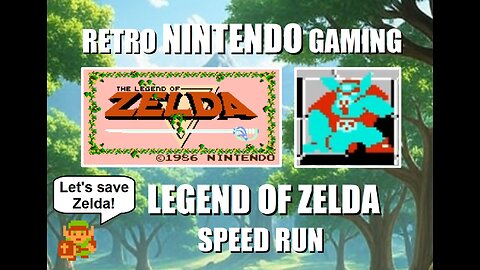 Legend of Zelda Speed Run: Chat & Chill while BrightGaming plays a classic NES Nintendo game