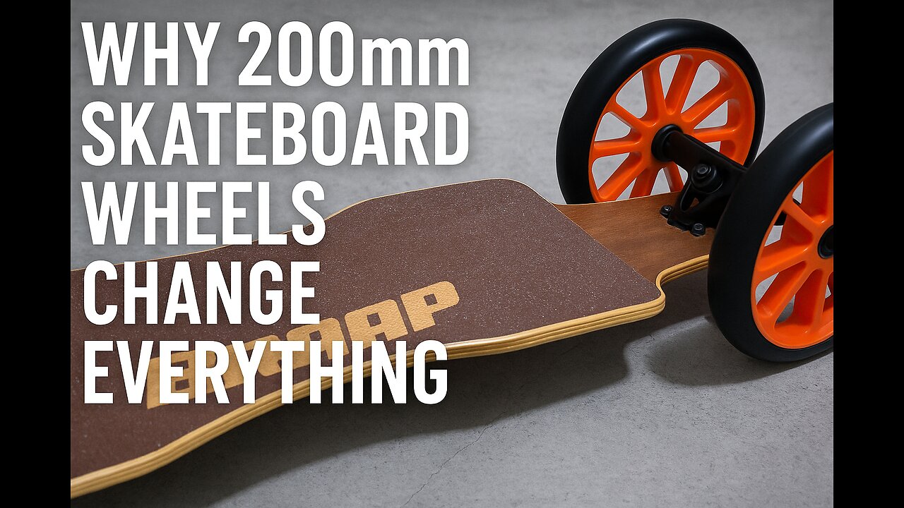 Why 200mm Skateboard Wheels Change Everything – Smoother, Safer, and They Roll Forever!
