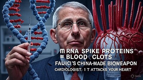 mRNA VACCINE DEATH TRAP: Fauci’s China-Made Spike Proteins Cause Blood Clots & Heart Attacks (Cardiologist Proof)