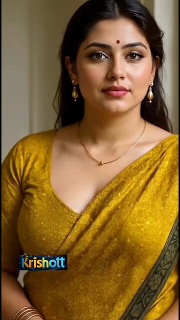 woman in yellow saree