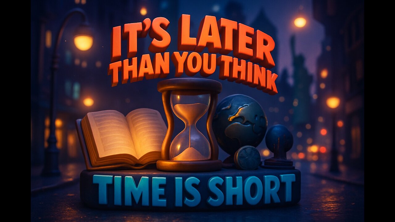It’s Later than You Think! - Time is Short!