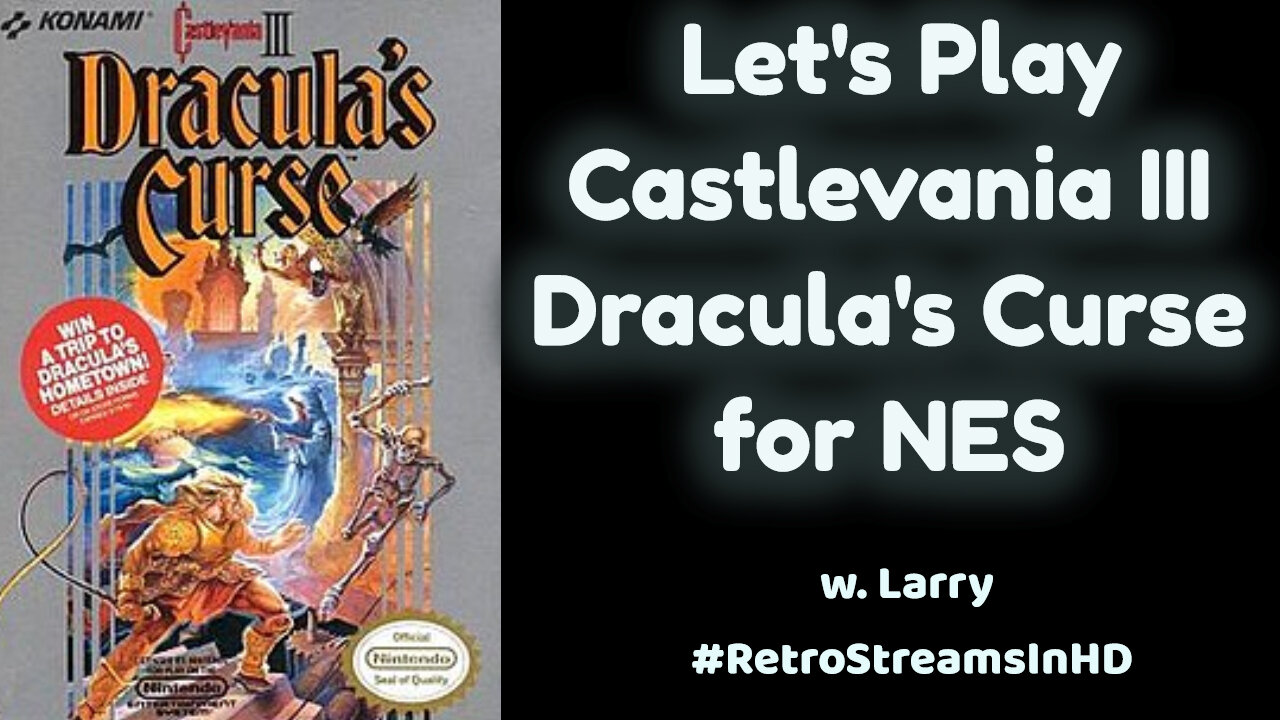 Lawrence Dagstine plays Castlevania III Dracula's Curse | Retrogaming 2018