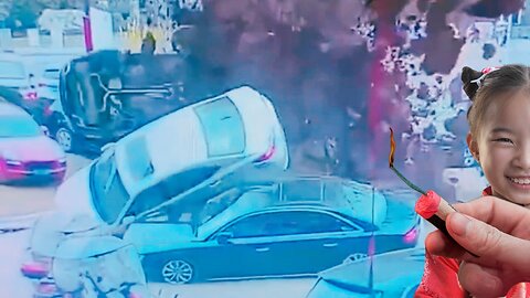 A boy throws a firecracker into a manhole and EVERYTHING explodes