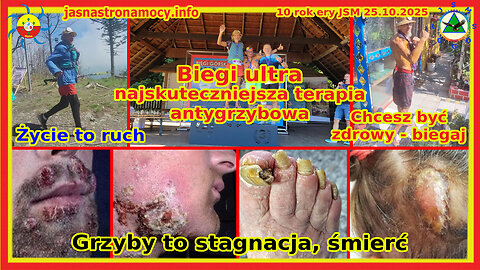 Biegi ultra Najskuteczniejsza terapia antygrzybowa Życie to ruch Grzyby to stagnacja, śmierć ❗