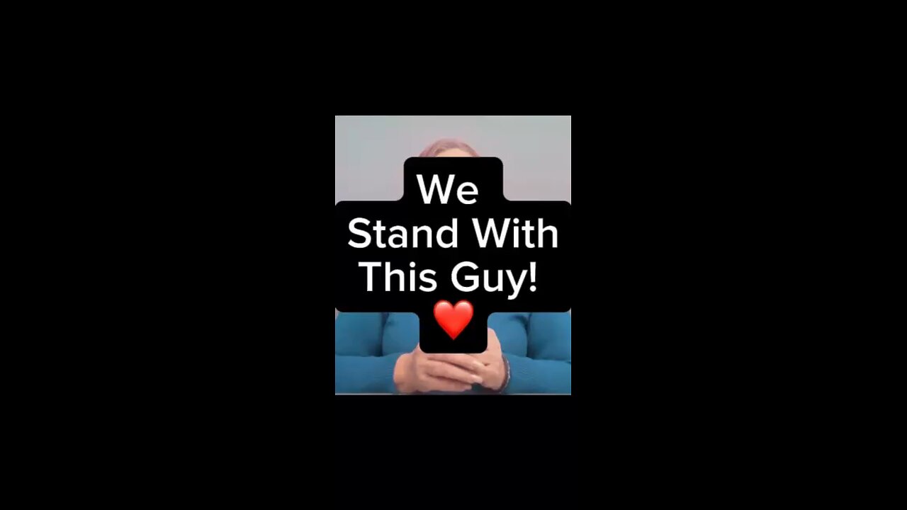 We Stand With This Guy 🥰
