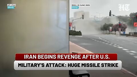Iran Launches Revenge Attack After US Strike: Israel Panics Amid Huge Missile Salvo- First In 24 Hrs